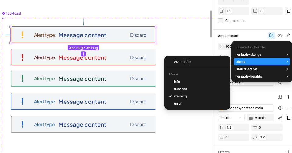 we used them as closer to prototype style as we had no dark mode