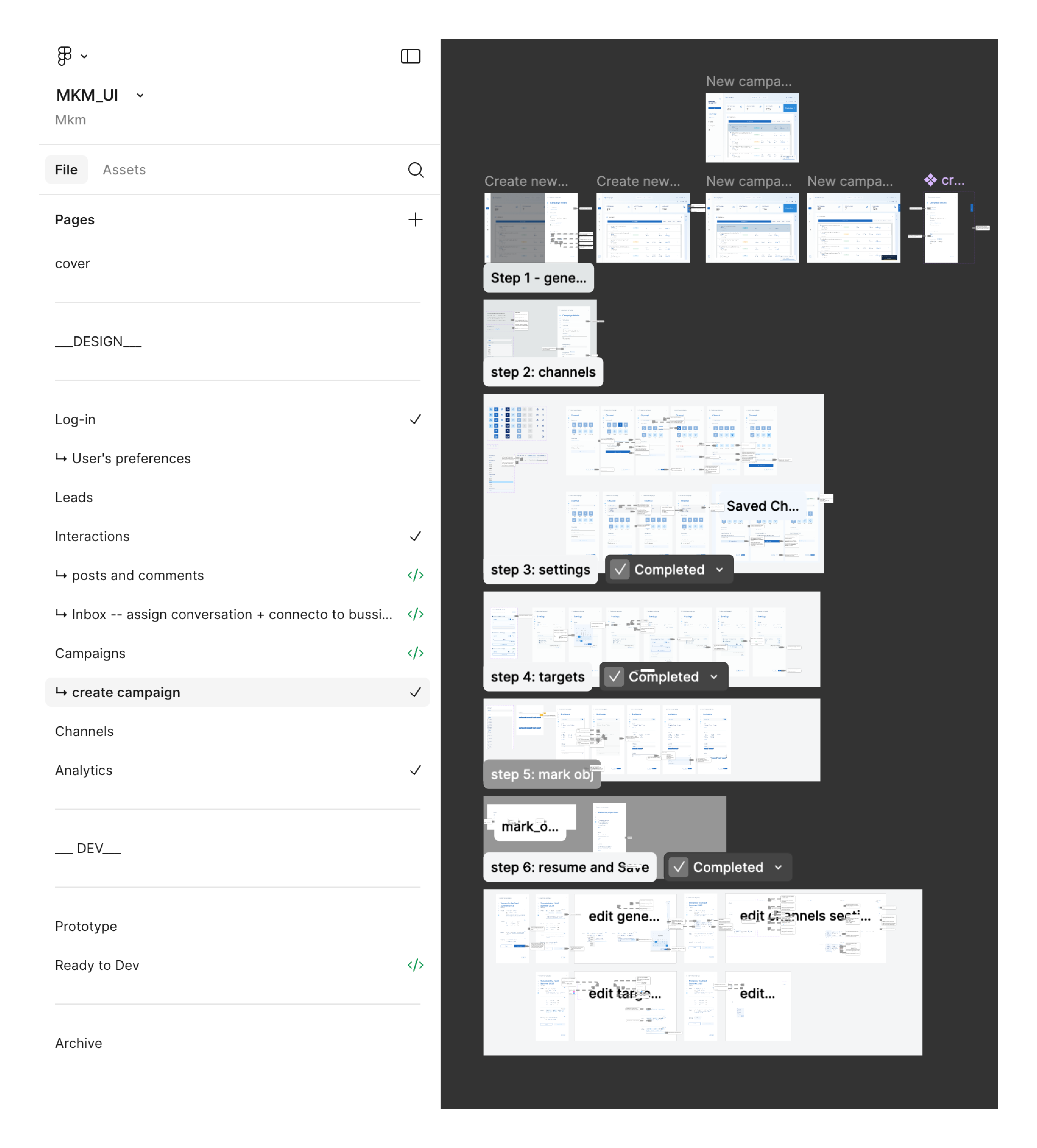 File and naming structure underpinning the design system